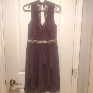 Purple Graduation dress